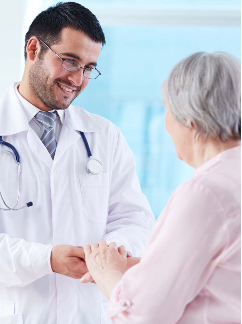 Doctor consulting a patient